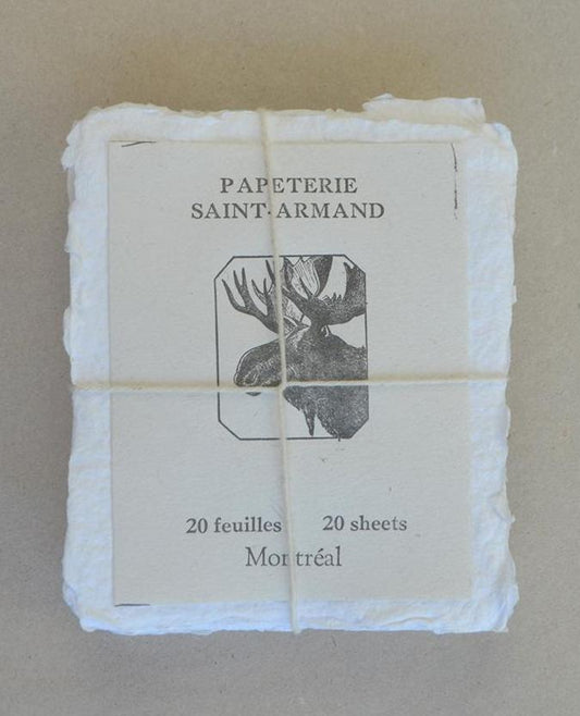 PAQUET DE 20 FEUILLES AQUARELLE 4*5"